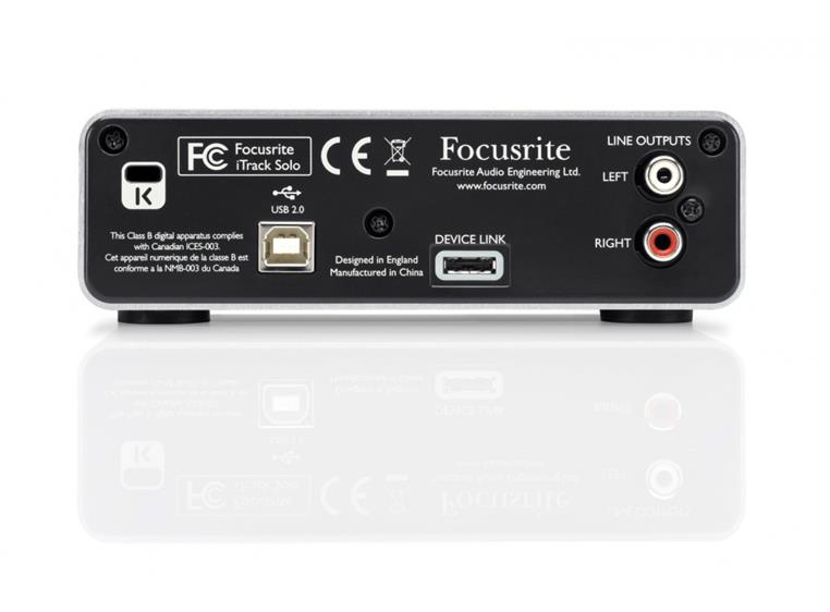 Focusrite iTrack Solo (Lightning) 2-kanals lydkort for iPad/PC/Mac